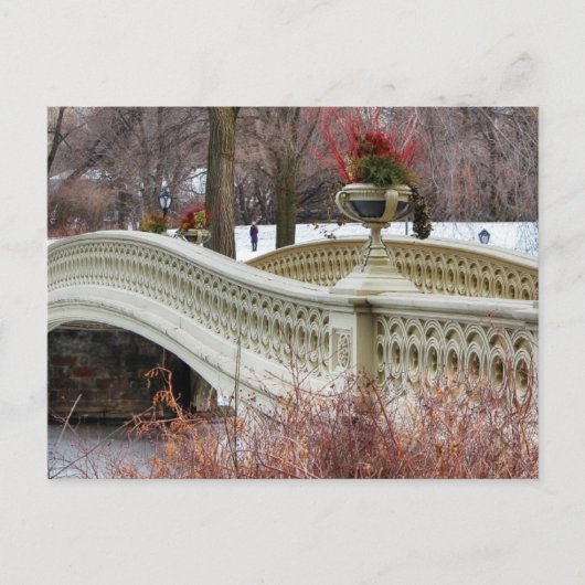 Carte Postale Photo du pont Bow de Central Park (Devant)