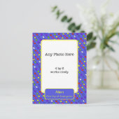 Carte Postale Photo du premier jour de maternelle (Debout devant)