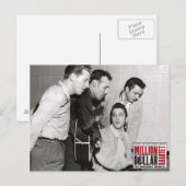 Carte Postale Photo du quatuor à millions de dollars (Devant / Derrière)