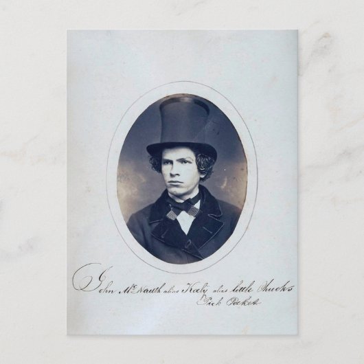 Carte Postale Photo d'un voleur criminel (Devant)