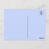 Carte Postale Photo d'une Macaw bleue et or (Dos)