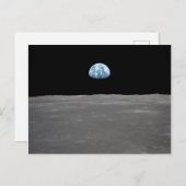Carte Postale Photo Earthrise (Devant / Derrière)