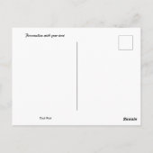 Carte postale photo écorce de bouleau blanc (Dos)