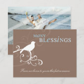 CARTE POSTALE PHOTO ÉLÉGANT :: whimsicalbird 1A (Devant / Derrière)