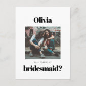 Carte Postale Photo élégante et chic Serez-vous ma servante d'ac (Devant)