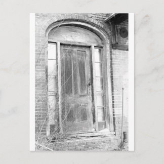 Carte Postale Photo en noir et blanc d'une entrée dans le N.H. 1