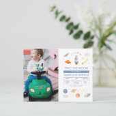 Carte Postale Photo Espace Extérieur Astronaut 2e anniversaire (Debout devant)