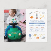 Carte Postale Photo Espace Extérieur Astronaut 2e anniversaire (Devant)