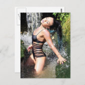 Carte Postale Photo Exotic Beaty (Devant / Derrière)