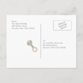 Carte postale photo faire-part de naissance (Dos)