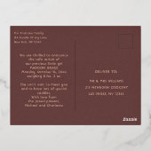 Carte postale photo faire-part de naissance | Happ (Verso)