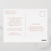 Carte postale photo faire-part de naissance | Je s (Verso)