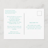 Carte postale photo faire-part de naissance | Litt (Dos)