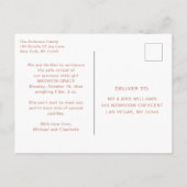 Carte postale photo faire-part de naissance | Litt (Dos)