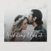 Carte Postale Photo Faire-part Mariage reporté (Devant)