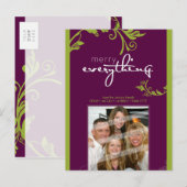 CARTE POSTALE PHOTO FESTIVE :: vigne grasse 3P (Devant / Derrière)