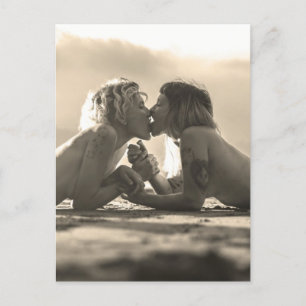 Carte Postale Photo Girl Love