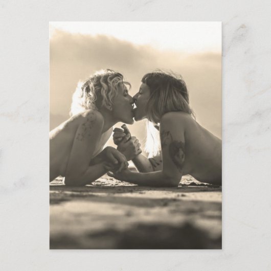 Carte Postale Photo Girl Love (Devant)