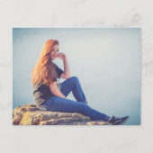 Carte Postale Photo Graduation ENREGISTRER LA DATE (Devant)