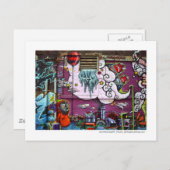 Carte postale photo Graffiti de Montréal par Brad  (Devant / Derrière)