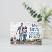 Carte Postale Photo Great News (Debout devant)