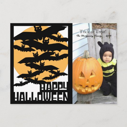 Carte postale photo Halloween (Devant)
