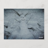 Carte postale photo Happy Snowman (Dos)