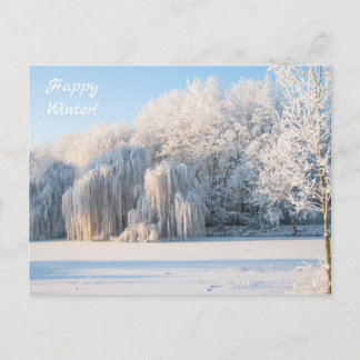 Carte postale photo Happy Winter Snow