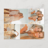 Carte Postale Photo Heart Calligraphy Sweet 16 (Dos)