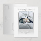 Carte Postale Photo Heavenly Peace Calligraphy Pet (Devant / Derrière)