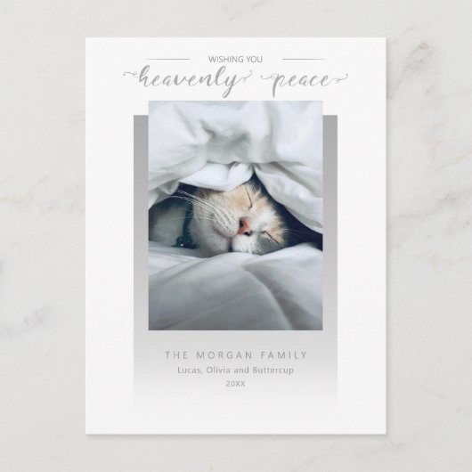 Carte Postale Photo Heavenly Peace Calligraphy Pet (Devant)