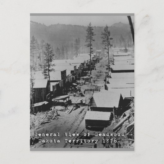 Carte Postale Photo historique de Deadwood (Devant)