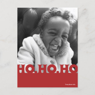 Carte postale photo Ho Ho Ho Holiday