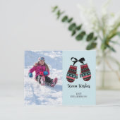 Carte postale photo Holiday Mittens Warm Warm Wams (Debout devant)