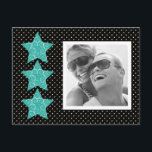 Carte postale photo Holiday Stars {black}<br><div class="desc">Cette carte de vacances devrait couvrir tous les inscrits sur votre liste et peut être totalement customisée par vous ! Il suffit de changer la photo du modèle à la vôtre et de customiser le message de vacances au dos pour en faire votre propre photo. Si vous avez besoin d'aide,...</div>