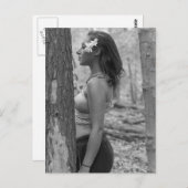 Carte postale photo Hot Outdoor Model (Devant / Derrière)