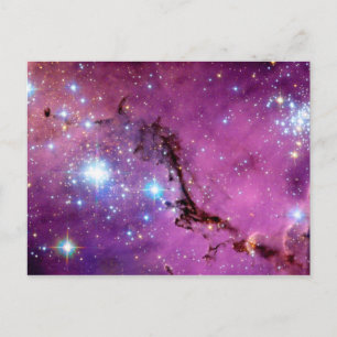 Carte Postale Photo Hubble de la formation d'étoiles LHA 120-N11