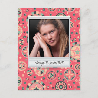 Carte Postale Photo instantanée - photoframe avec motif