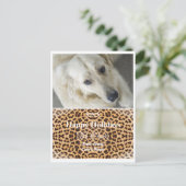 Carte postale Photo Leopard de Noël - HAMbWG (Debout devant)