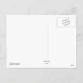 Carte postale photo 'Let it snow' (Dos)