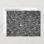 Carte Postale Photo Light Reflections On Water (Devant / Derrière)