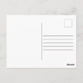 Carte Postale Photo Love and Thanks Elegant Script Chic Wedding (Dos)