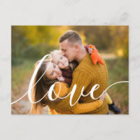 Carte postale photo Love Script