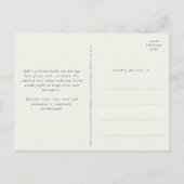 Carte Postale Photo Mariage de la Marine Snowberry+Eucalyptus Ph (Dos)