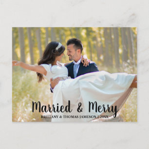 Carte postale photo Mariage marié et joyeux