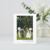 Carte Postale Photo minimaliste moderne à la main (Debout devant)