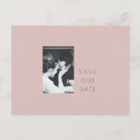 Photo minimaliste moderne Dusty Blush Enregistrer 