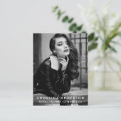 Carte Postale Photo modèle Acteur noir et blanc (Debout devant)