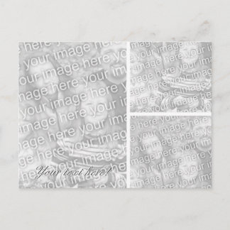 Carte postale photo | Modèle de collage pour trois