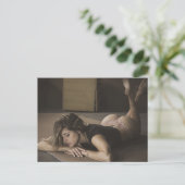Carte postale photo modèle Lingerie (Debout devant)